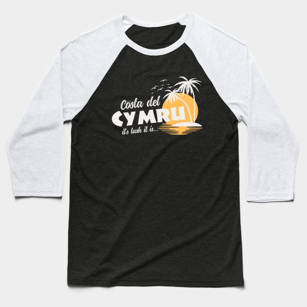 Costa Del Cymru Baseball T-Shirt by Teessential